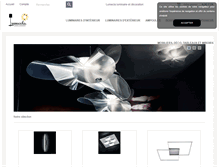 Tablet Screenshot of lumecla-luminaire.com